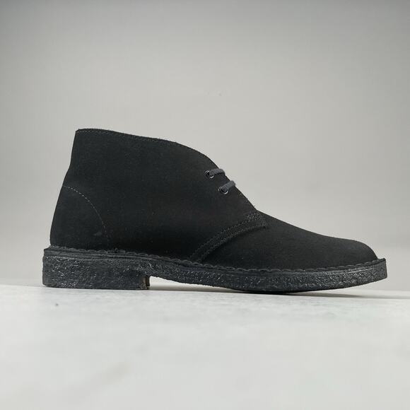 Clarks Original Women’s Size 9 M Black Suede Chukka Ankle Boots Shoes Casual EUC - Picture 5 of 9